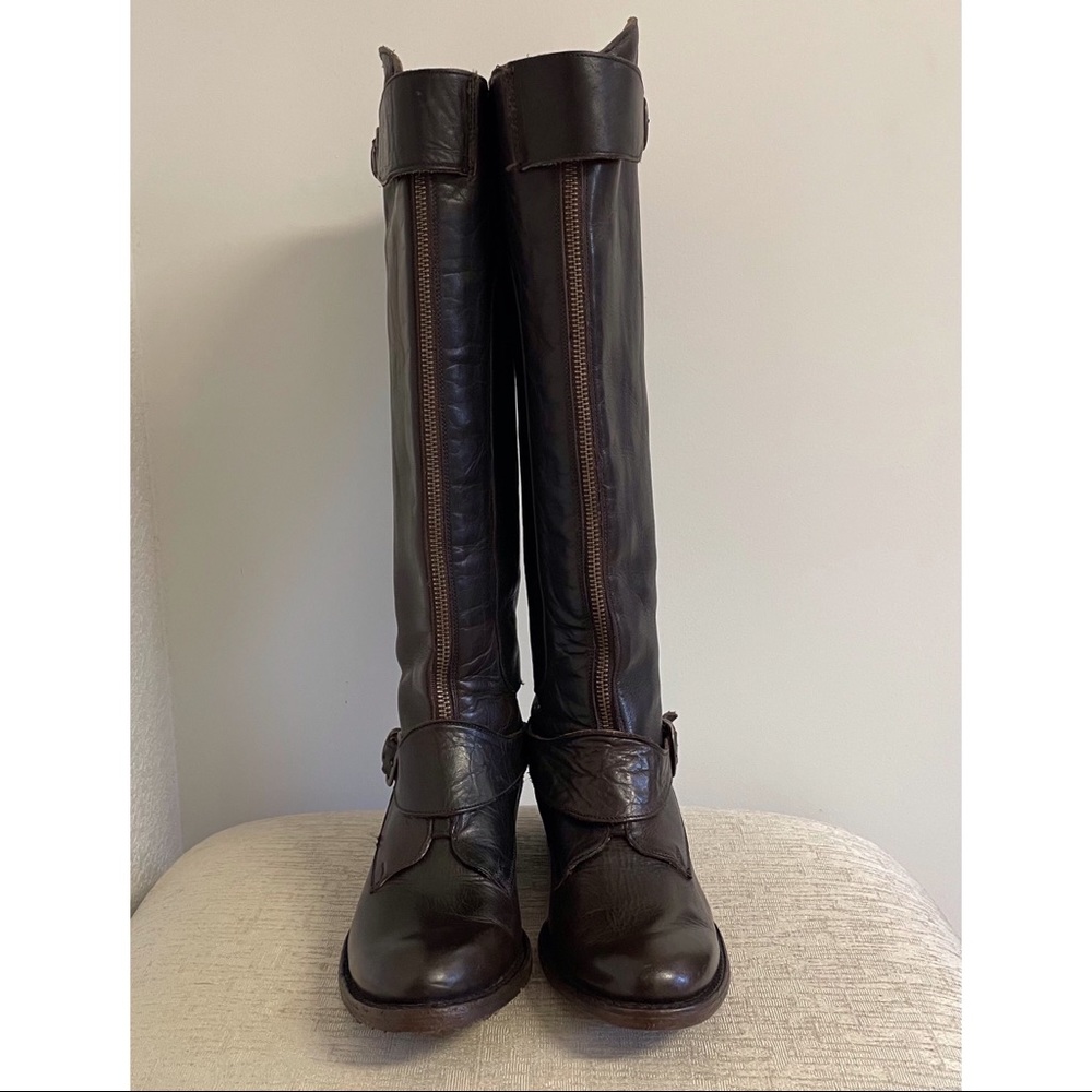 NWOB Stetson Kendal Zipper Boot Luxurious Leather Tall Riding Field Boot